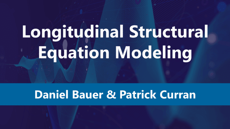 Longitudinal Structural Equation Modeling