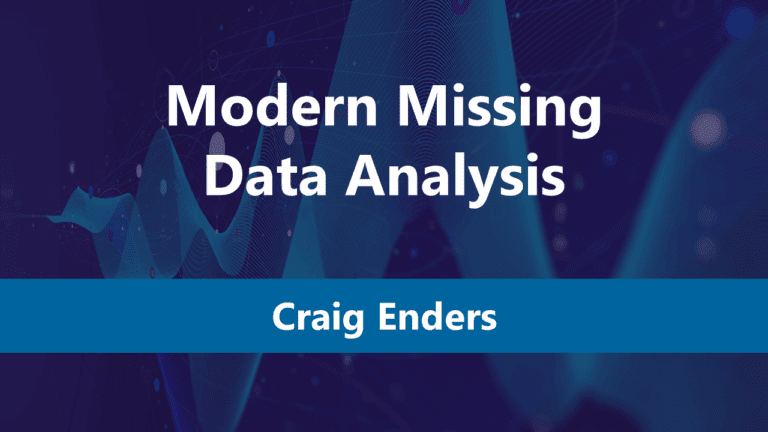 Modern Missing Data Analysis